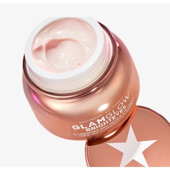 GLAMGLOW Brightmud Exfoliating Mask .5oz & 2Bright Eyes Eye Cream Samples Sealed - Picture 6 of 11